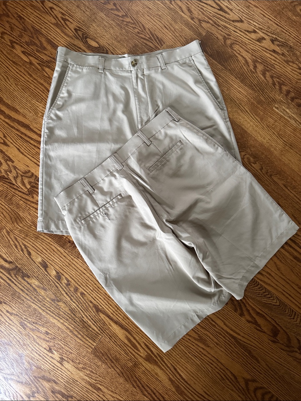 PGA Tour Beige/Tan Men’s Golf Shorts TWO PAIRS